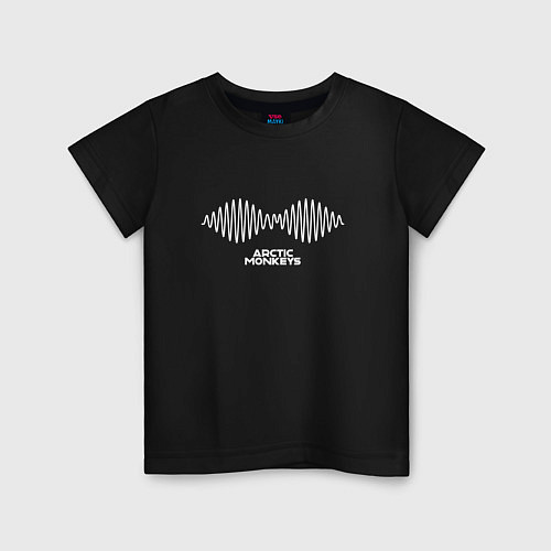 Детская футболка Arctic Monkeys logo / Черный – фото 1