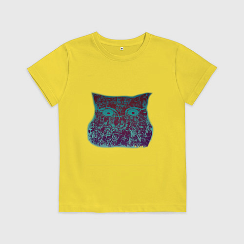 Детская футболка Ночной совух / Желтый – фото 1