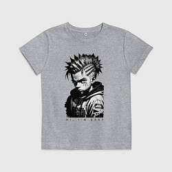 Футболка хлопковая детская Чувак Барт Симпсон, цвет: меланж