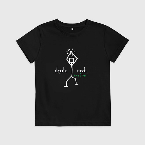 Детская футболка Depeche Mode - Exciter merch / Черный – фото 1