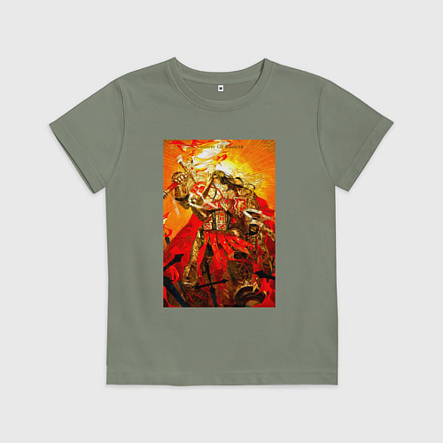 Детская футболка Император человечества - Warhammer 40000 / Авокадо – фото 1