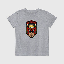 Футболка хлопковая детская Dredd, цвет: меланж