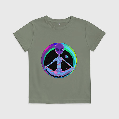 Детская футболка Alien Peace / Авокадо – фото 1