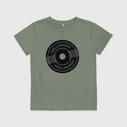 Футболка хлопковая детская Hollywood style, цвет: авокадо
