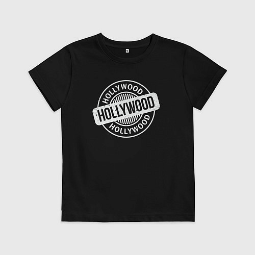 Детская футболка Hollywood / Черный – фото 1