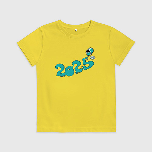 Детская футболка Art 2025 / Желтый – фото 1