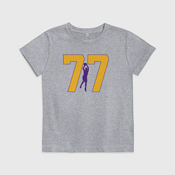 Футболка хлопковая детская Luka shot, цвет: меланж