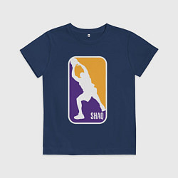 Футболка хлопковая детская Shaq attack, цвет: тёмно-синий