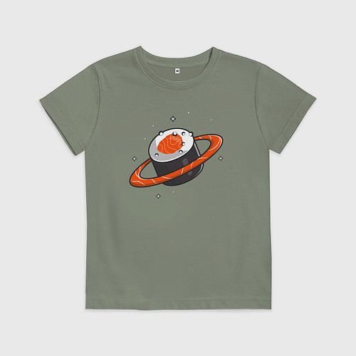 Детская футболка Ролл сатурн / Авокадо – фото 1