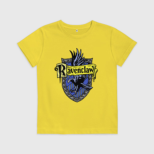 Детская футболка Ravenclaw emblem / Желтый – фото 1