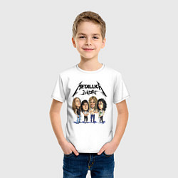 Футболка хлопковая детская Metallica juniors - cartoon, цвет: белый — фото 2