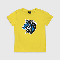 Футболка хлопковая детская Mavericks team, цвет: желтый