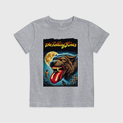 Футболка хлопковая детская The Rolling Stones - the beginning, цвет: меланж