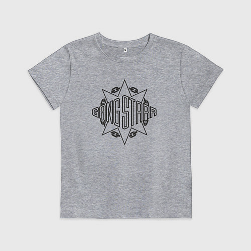 Детская футболка Gang Starr rap / Меланж – фото 1