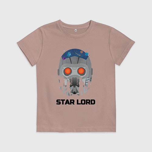 Детская футболка Star lord / Пыльно-розовый – фото 1