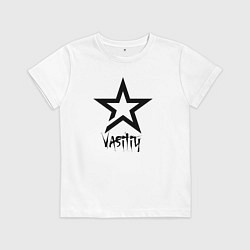 Футболка хлопковая детская Vasiliy - star, цвет: белый