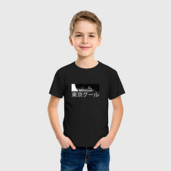 Футболка хлопковая детская Аниме Глаза Канеки Кен Токийский Гуль, цвет: черный — фото 2