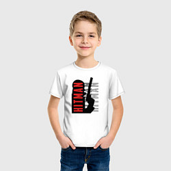 Футболка хлопковая детская Hitman - Агент 47, цвет: белый — фото 2