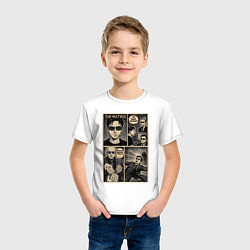 Футболка хлопковая детская The matrix, цвет: белый — фото 2
