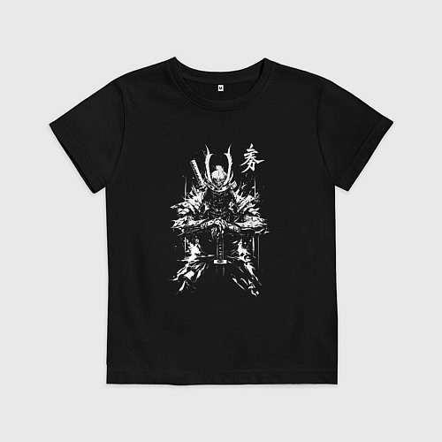 Детская футболка Ронин призрак Цусимы / Черный – фото 1