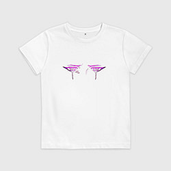 Футболка хлопковая детская The Eyes of Eternity - Cyberpunk, цвет: белый