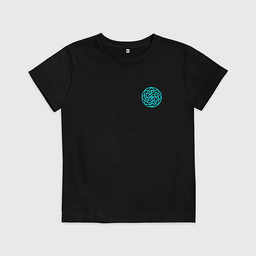 Детская футболка Оберег от хворей - здрабережень / Черный – фото 1