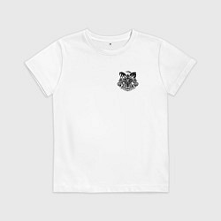 Футболка хлопковая детская Тогамэ арт - Ветролом, цвет: белый