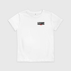 Футболка хлопковая детская Аниме Лазарь, цвет: белый