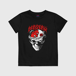 Футболка хлопковая детская Berserk - red, цвет: черный