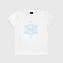 Футболка хлопковая детская Акадза 3 высшая луна, цвет: белый