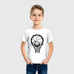Футболка хлопковая детская Кольцо испытаний, цвет: белый — фото 2