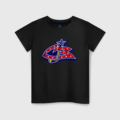 Детская футболка HC Columbus Blue Jackets / Черный – фото 1
