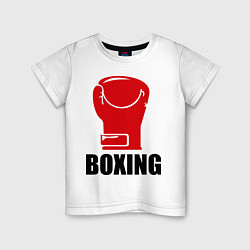 Футболка хлопковая детская Boxing Rage, цвет: белый