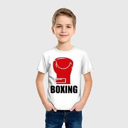 Футболка хлопковая детская Boxing Rage, цвет: белый — фото 2