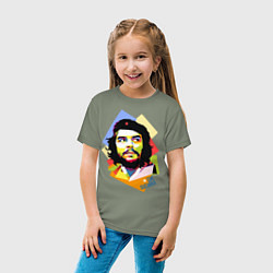 Футболка хлопковая детская Che Guevara Art, цвет: авокадо — фото 2