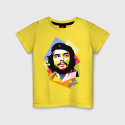 Футболка хлопковая детская Che Guevara Art, цвет: желтый