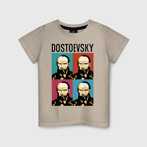 Детская футболка Dostoevsky / Миндальный – фото 1