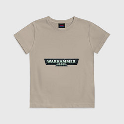 Футболка хлопковая детская Warhammer 40 000, цвет: миндальный
