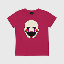 Футболка хлопковая детская Puppet FNAF Марионетка, цвет: маджента
