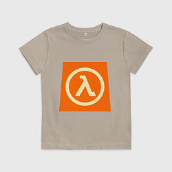 Футболка хлопковая детская Half-Life, цвет: миндальный