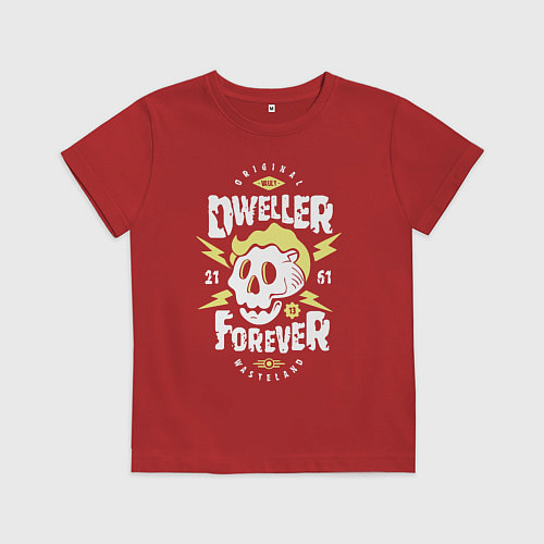 Детская футболка Dweller Forever / Красный – фото 1