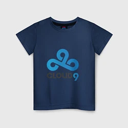 Футболка хлопковая детская Cloud9, цвет: тёмно-синий