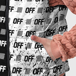 Детский жилет Off-White: Black & White, цвет: 3D-красный — фото 2