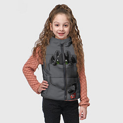 Детский жилет Фурия в кармане, цвет: 3D-красный — фото 2