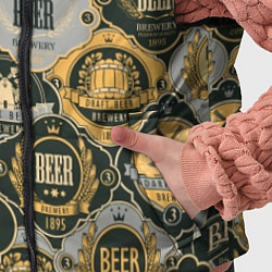 Детский жилет Пивные этикетки мира, цвет: 3D-красный — фото 2
