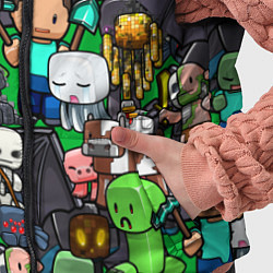 Детский жилет Жители Майнкрафт, цвет: 3D-красный — фото 2