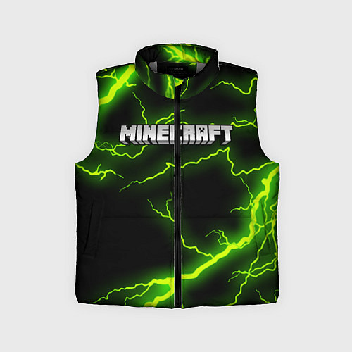 Детский жилет MINECRAFT STORM / 3D-Светло-серый – фото 1