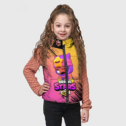 Детский жилет Бравл старс Сэнди, цвет: 3D-черный — фото 2