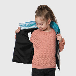 Детский жилет Отдыхай, как корги!, цвет: 3D-черный — фото 2