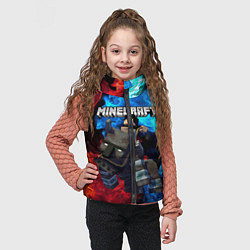 Детский жилет Minecraft Майнкрафт, цвет: 3D-светло-серый — фото 2